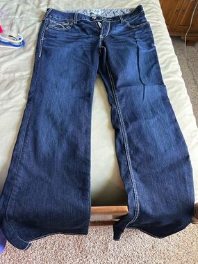Ariat Dark Blue Wide Leg Jeans